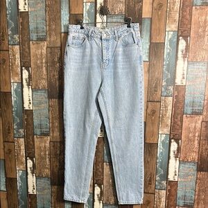 Topshop High Rise Blue Jeans with Classic Indigo Tone